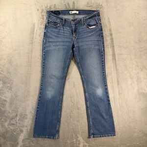 Levi's 524 Too Superlow Bootcut Jeans Women's Size 11M - 30x32 Blue Denim